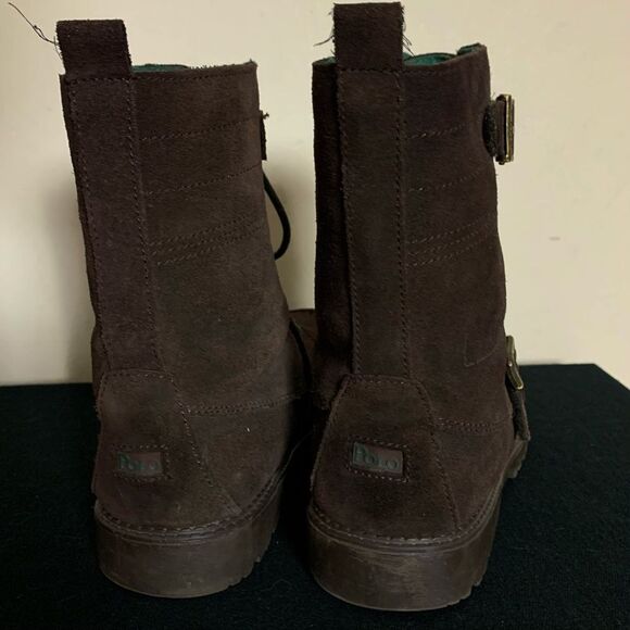 Ralph Lauren Brown Leather Boots - Picture 6 of 7